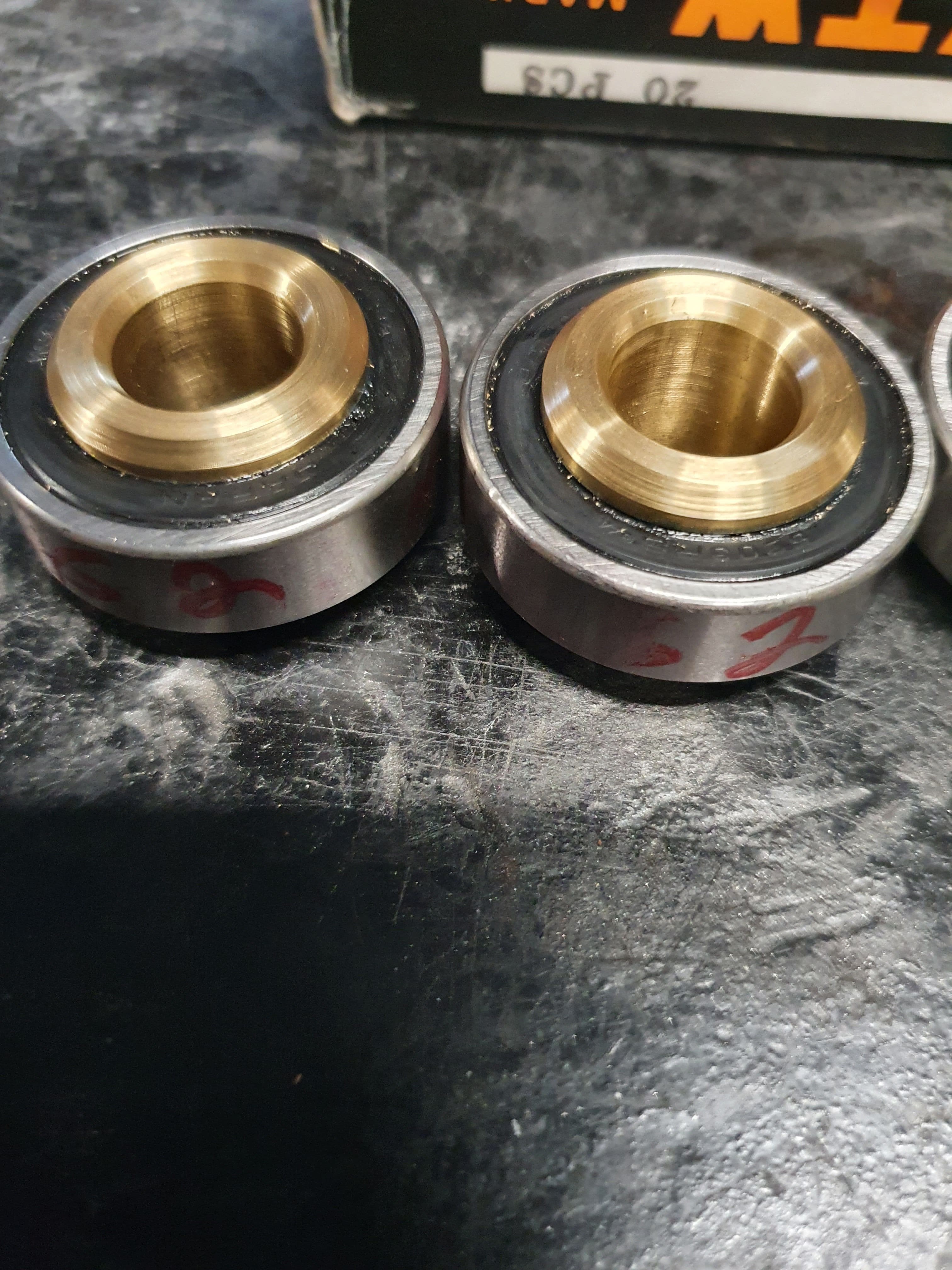 check out custom spigot roller bearing in sub menu